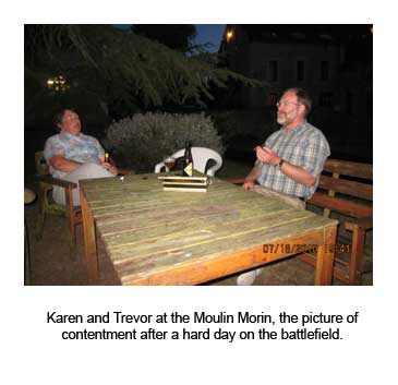 Karen and Trevor at the Moulin Morin