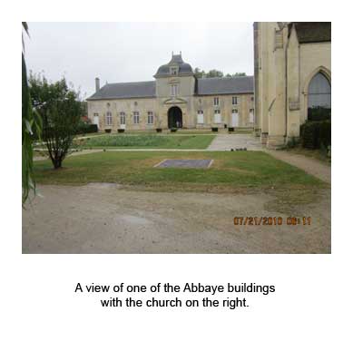 A view of one of the Abbaye buildings