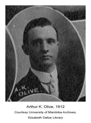 Arthur K. Olive, 1912