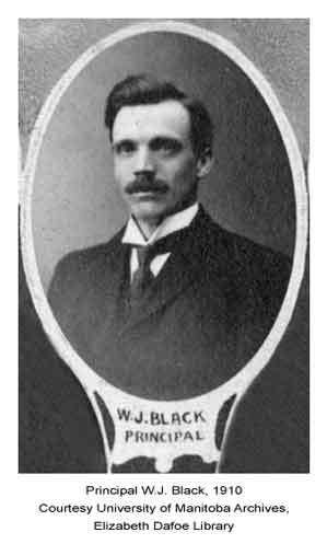 Principal W.J. Black, B.S.A., 1910