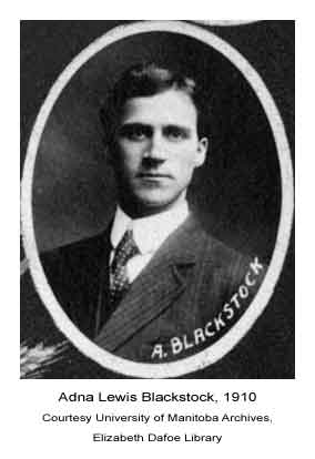 Adna Lewis Blackstock, 1910