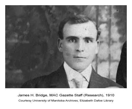 James H. Bridge, MAC Gazette Staff (Research), 1910