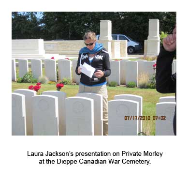 Laura Jackson's presentation on Private Morley
