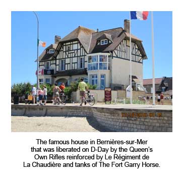 The famous house in Bernières-sur-Mer that was liberated on D-Day