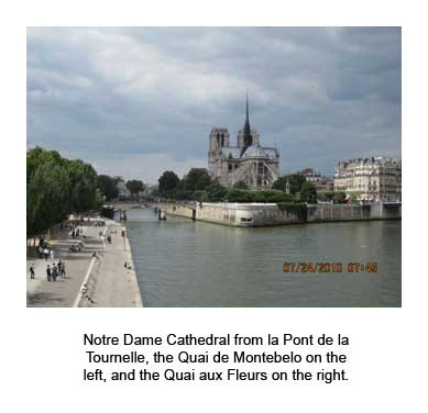 Notre Dame Cathedral from la Pont de la Tournelle