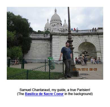 Samuel Chantaraud, my guide, a true Parisien