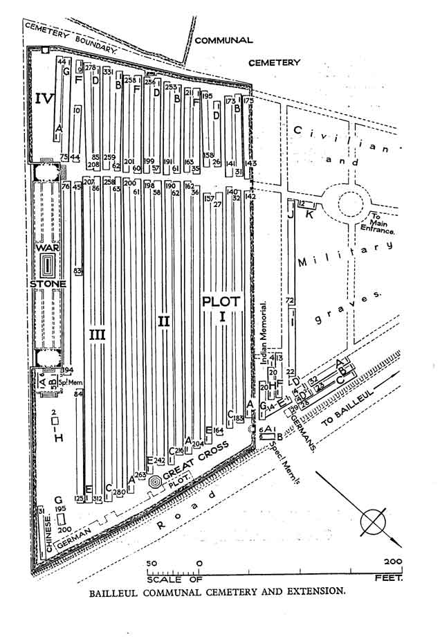 Bailleul Communal Cemetery Extension (Nord), Bailleul, Nord, France