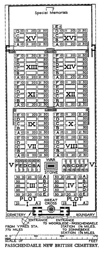 Passchendaele New British Cemetery, near Ieper, West Flanders, Belgium.