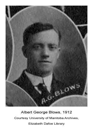 Albert George Blows, 1912