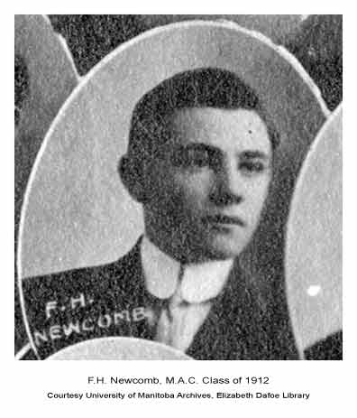 F.H. Newcombe, M.A.C. Class of 1912