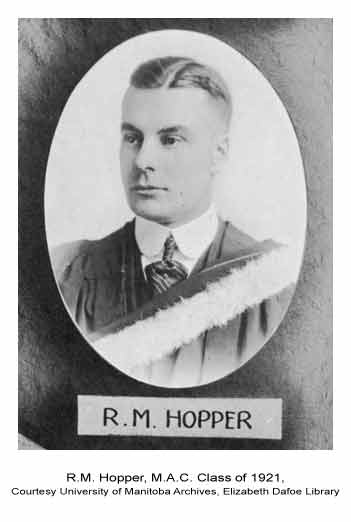 R.M. Hopper, M.A.C. Class of 1921