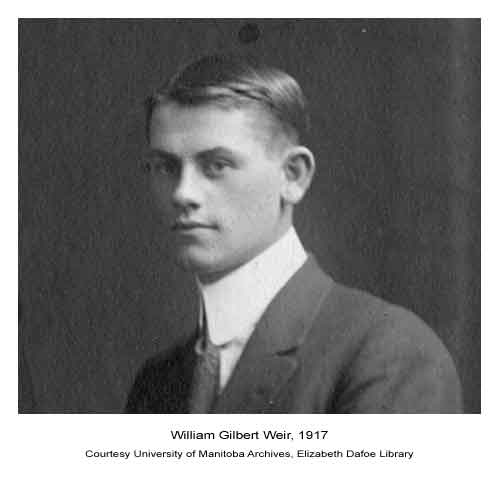 William Gilbert Weir, 1917