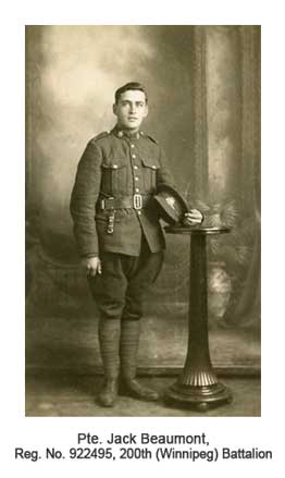 John "Jack" Beaumont ca. 1916-19