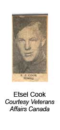 Etsel Cook. Courtesy Veterans Affairs Canada.